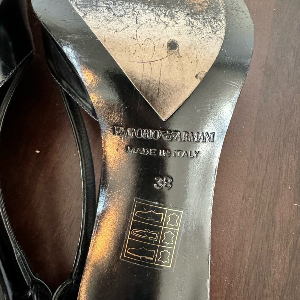 Emporio Armani Vintage Slingback Pumps - Size 38 - Picture 8 of 9